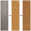 Patio Wall Decorations 2 pcs 21.7"x21.7" Corten Steel Rose Design