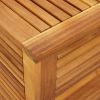 Garden Storage Box with Louver 59.1"x19.7"x22" Solid Wood Acacia